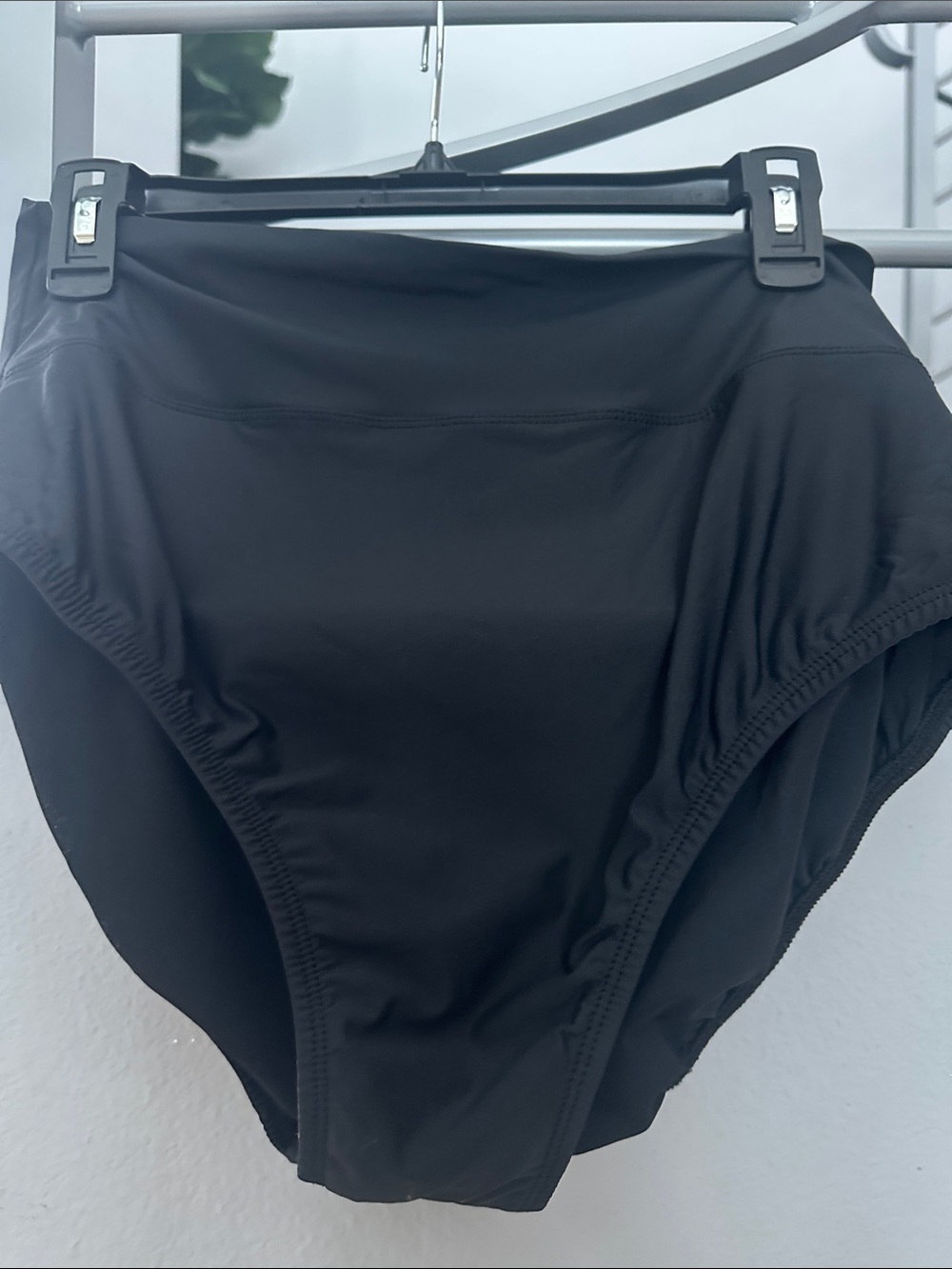 Tara Grinna High-Waist Black Bikini Bottom size 16
